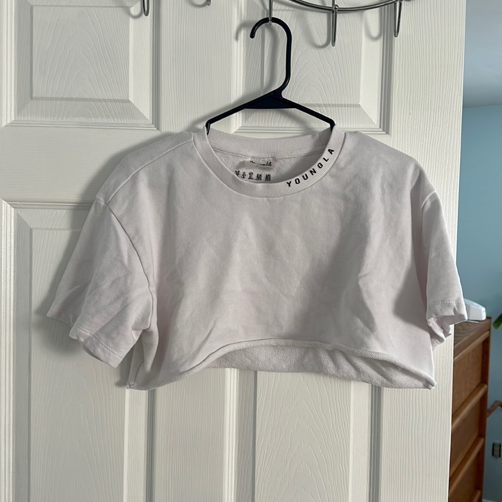 Young’s La For Her Super Cropped Tee